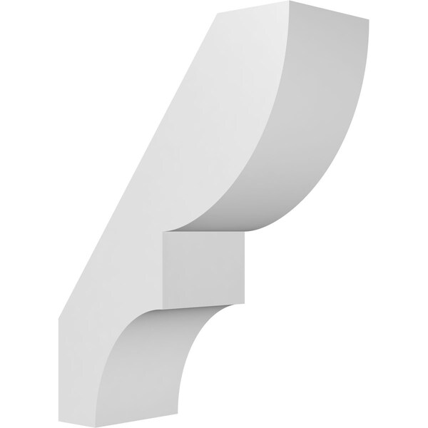 Ekena Millwork 5-in. W x 12-in. D x 16-in. H Ridgewood Architectural Grade PVC Knee Brace BRCP05X12X16RID - main